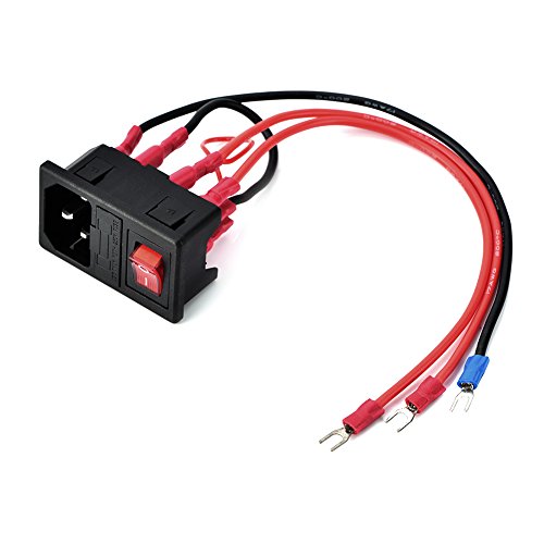Amazon.co.jp: Richer-R 3Dプリンタ電源スイッチ U型プラグ15A 220V